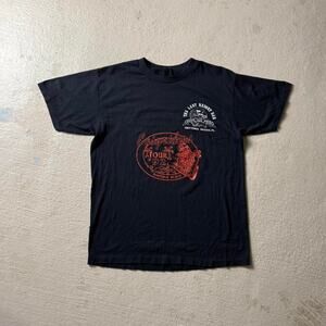 Vintage 1992 Easy Riders Tour Men's L Black Tee Harbor Oaks FL